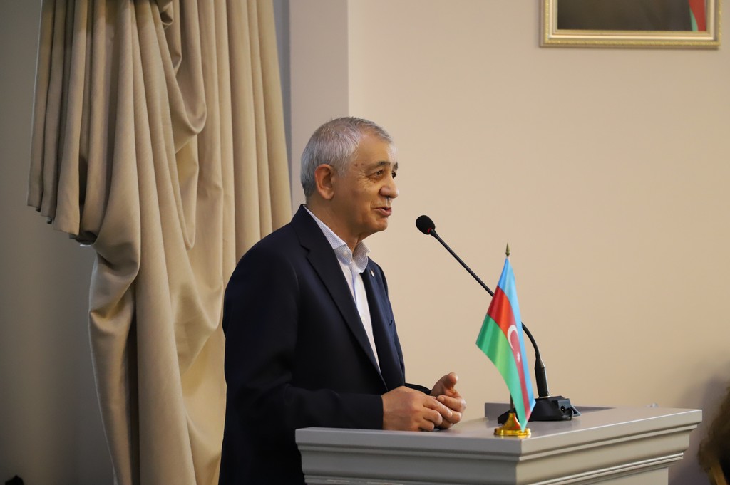 Prof. Acad. Hamlet Isakhanli at Academic-Artistic Event in Ganja